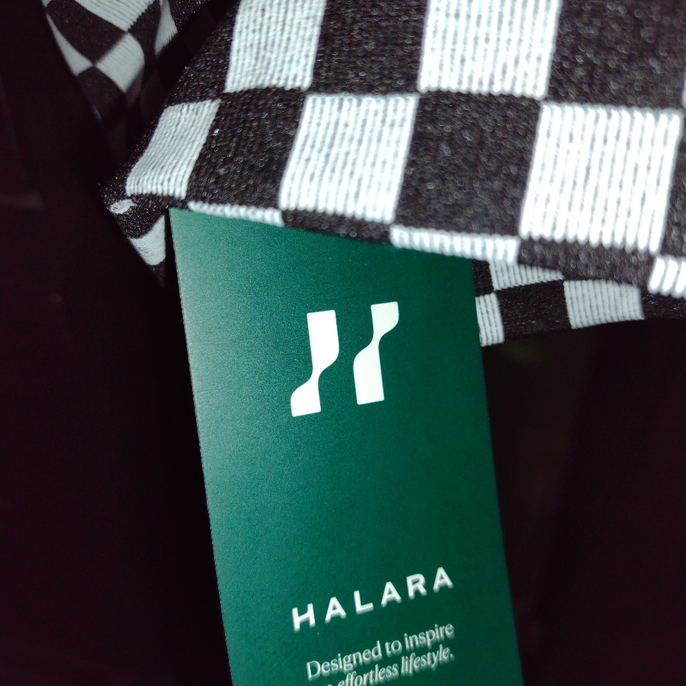 Halara new with tags checkerboard leggings